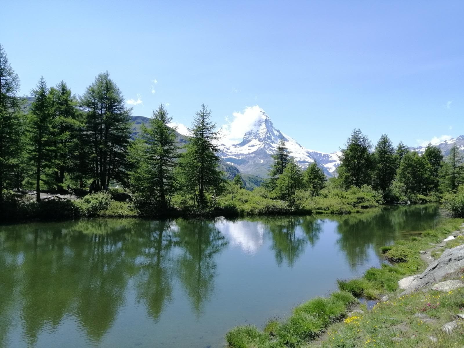 Alpine spring water at Grindjisee